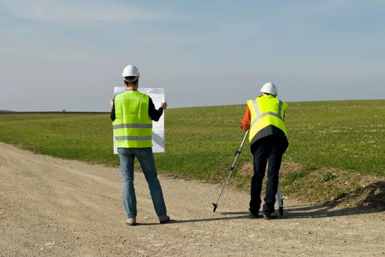 Topographie terrain en pente, Orange, GEOMETRES EXPERTS WILLEMS LAVORINI